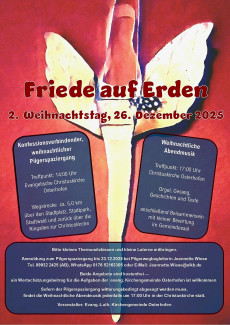 Plakat Friede auf Erden